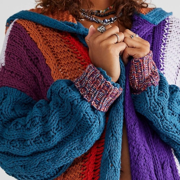 Rare Free People Hearts on Fire Cardi - Picture 3 of 5